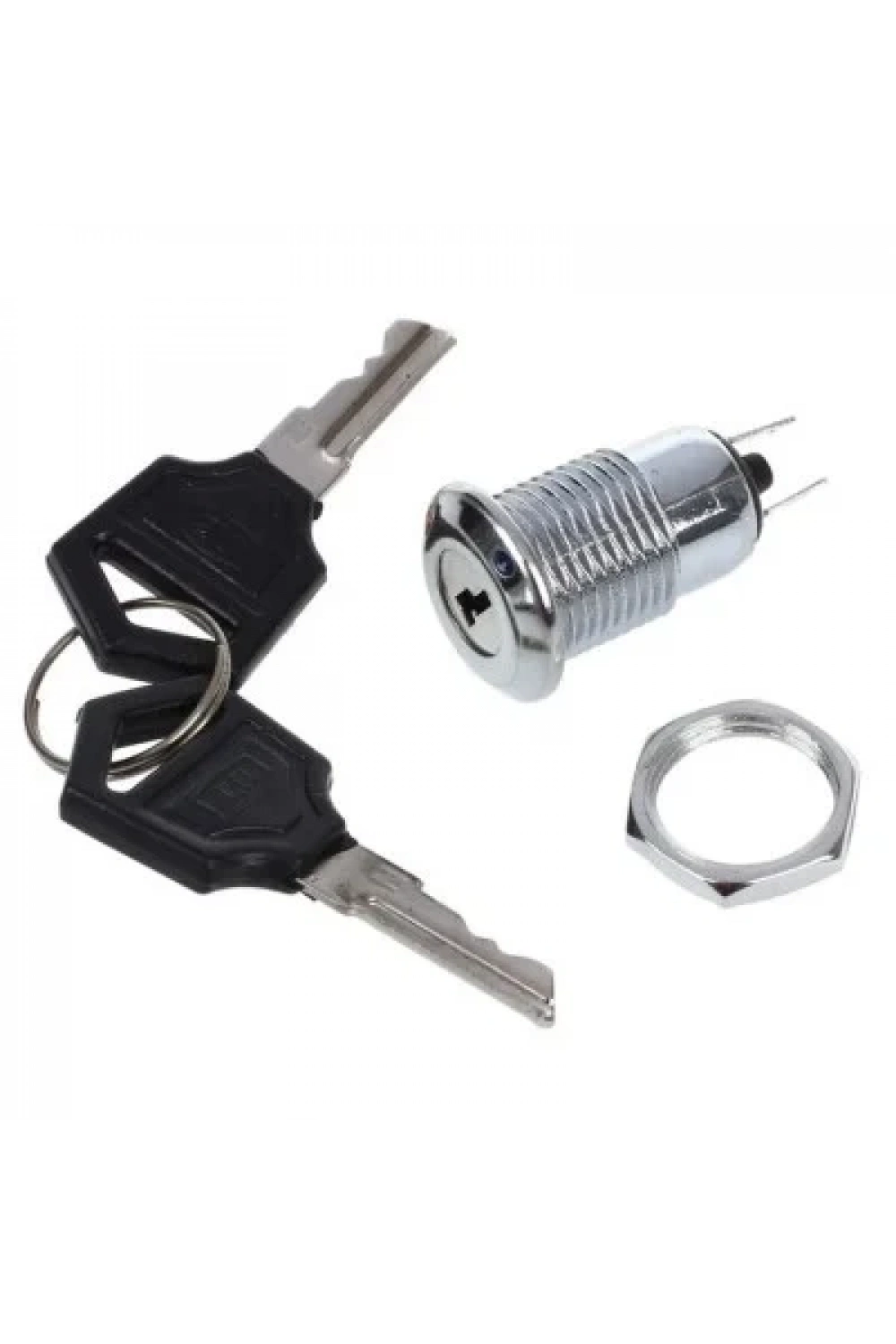12mm Anahtarlı Metal Mandal Buton 0-1