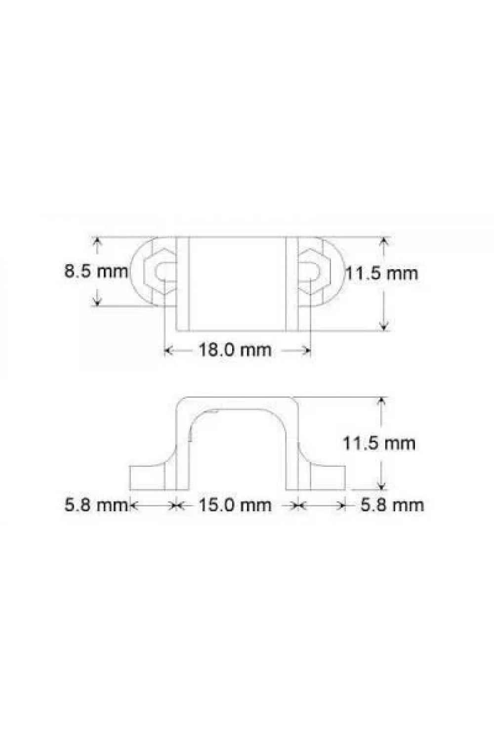 12mm Motor Tutucu Kısa