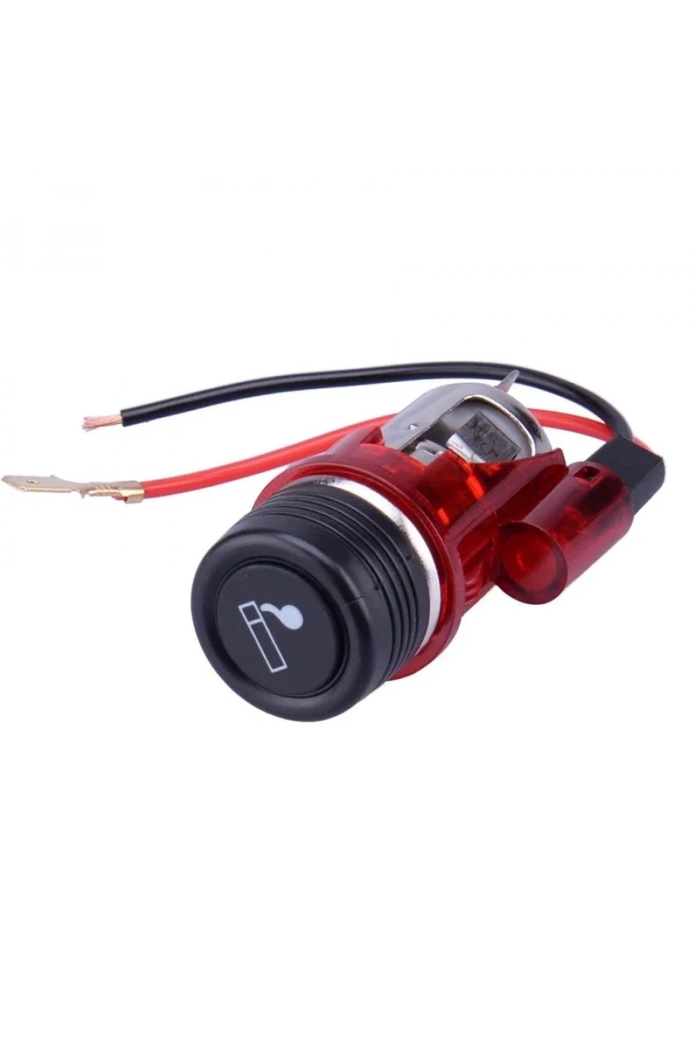12V 120W Işıklı Oto Çakmaklık - Kırmızı