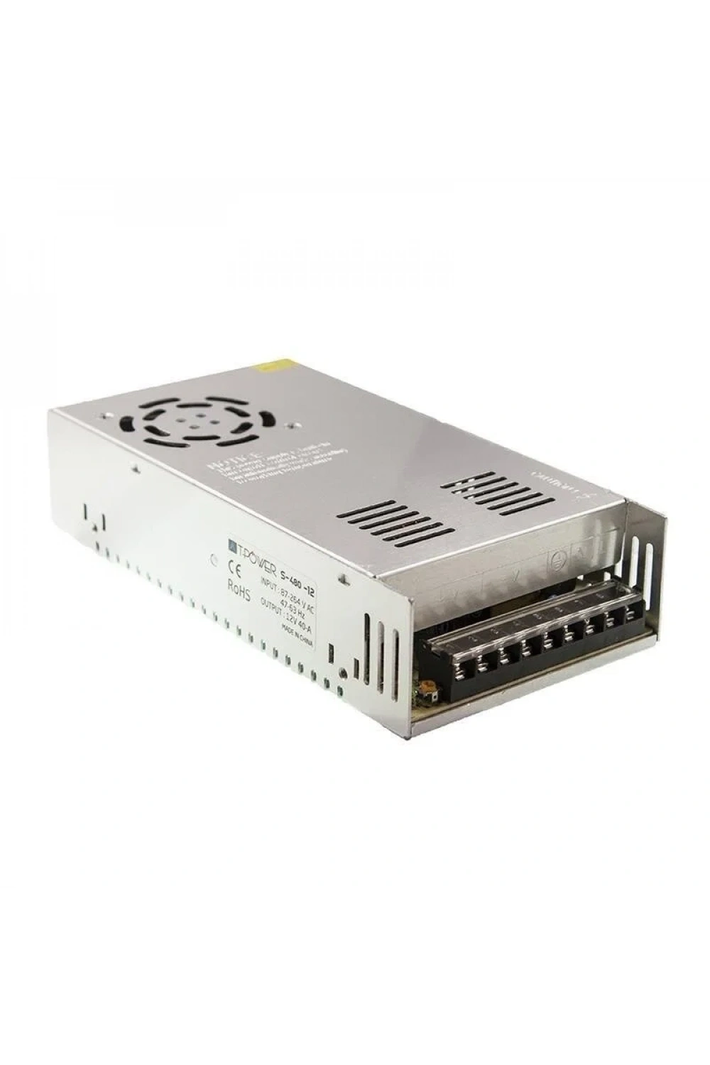12V 40A Metal Kasa Güç Kaynağı