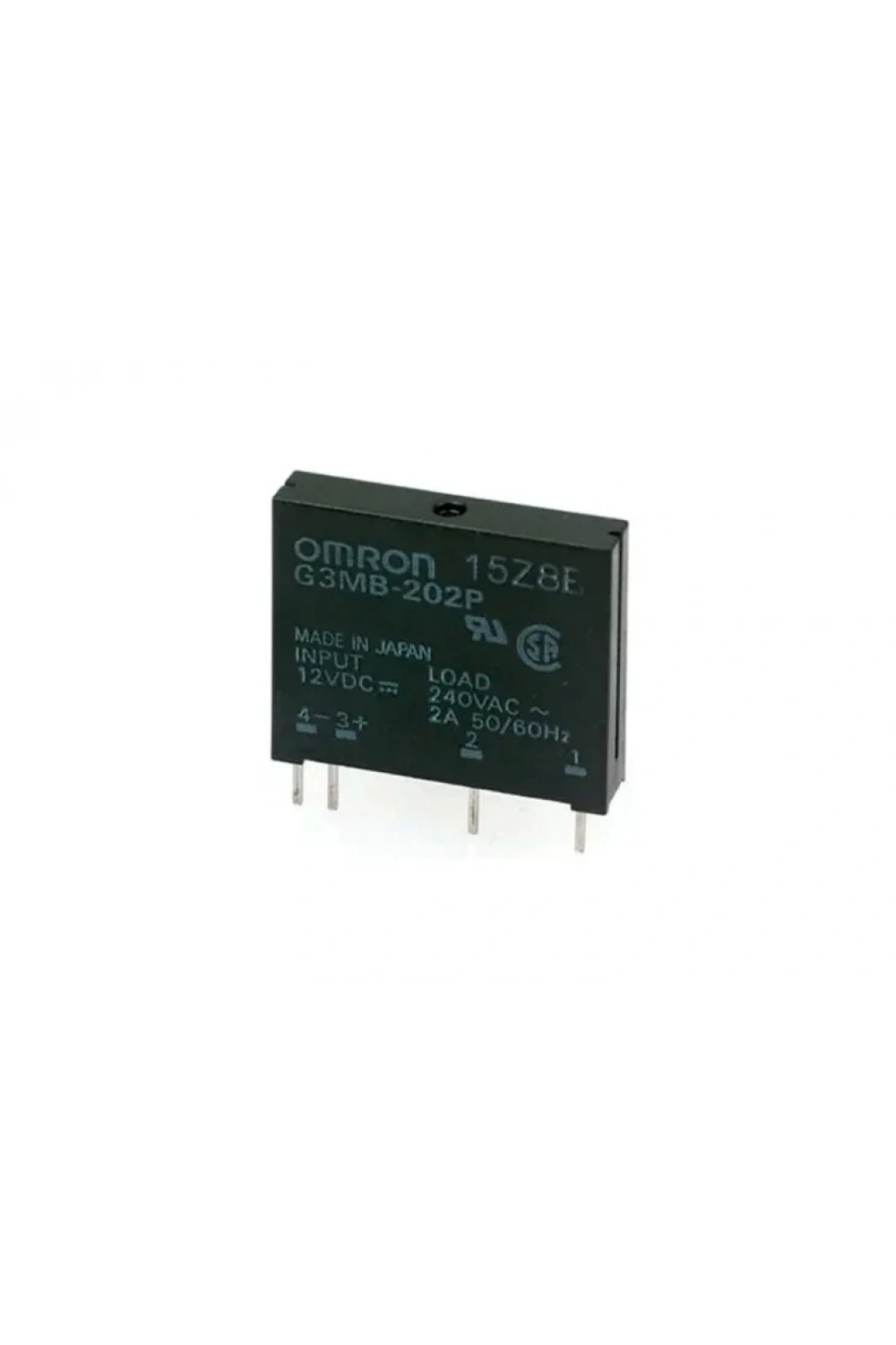 12V Omron (12Vdc,Out 240V Ac 2A) Solid State Röle SSR