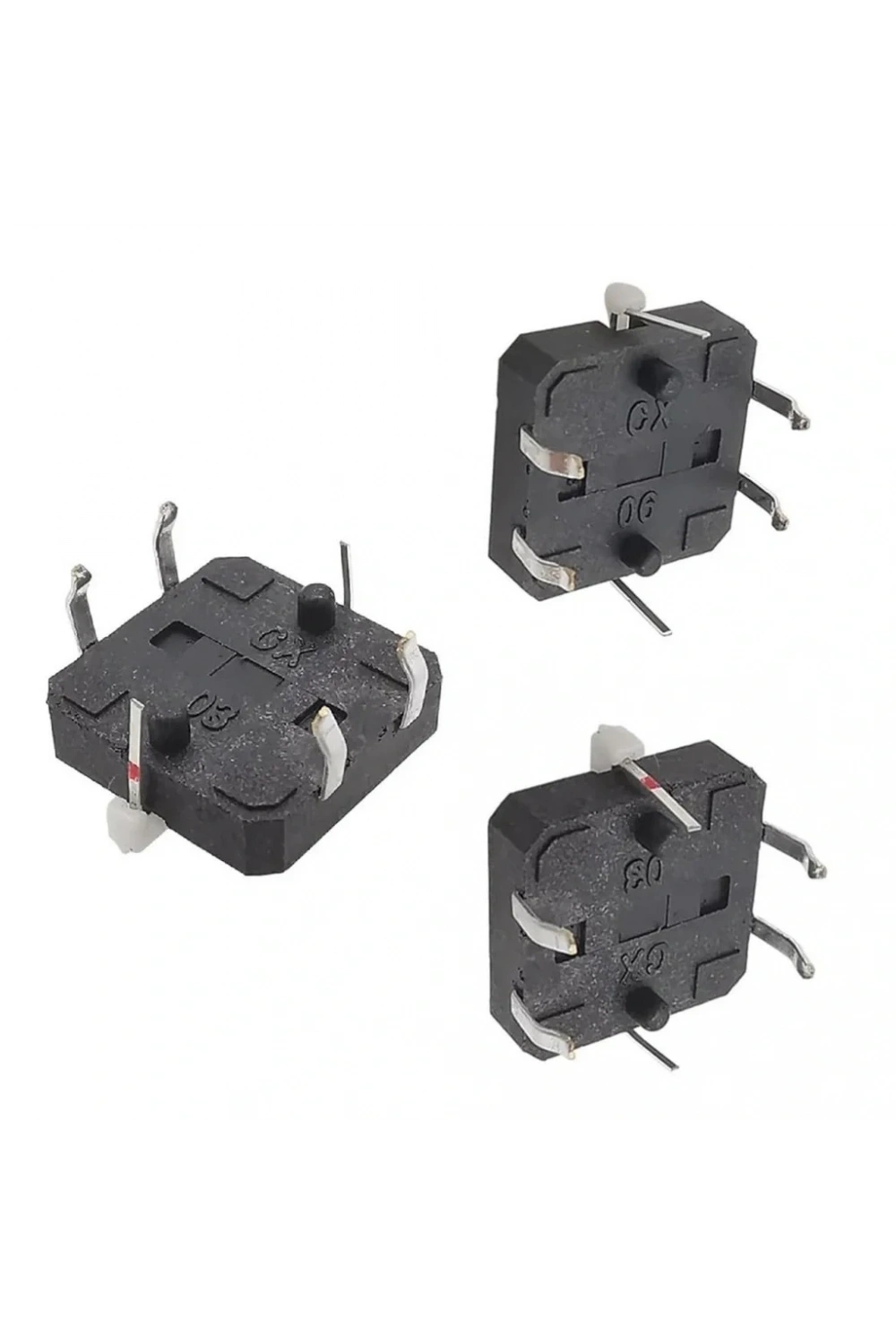 12x12mm Beyaz Led Işıklı Tact Switch
