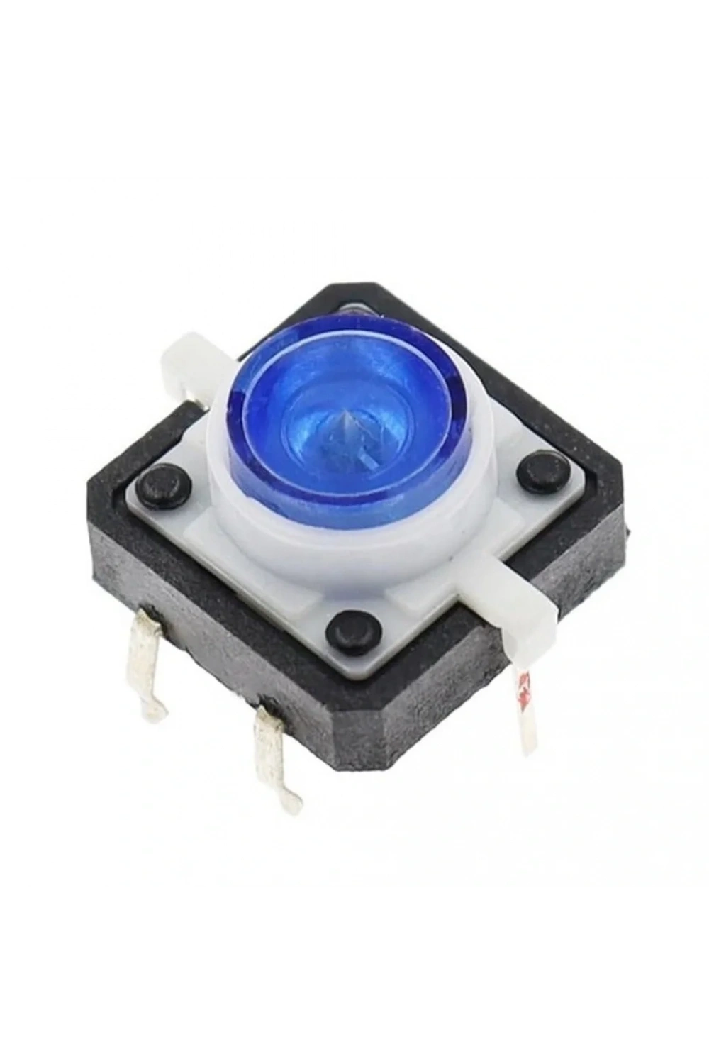 12x12mm Mavi Led Işıklı Tact Switch