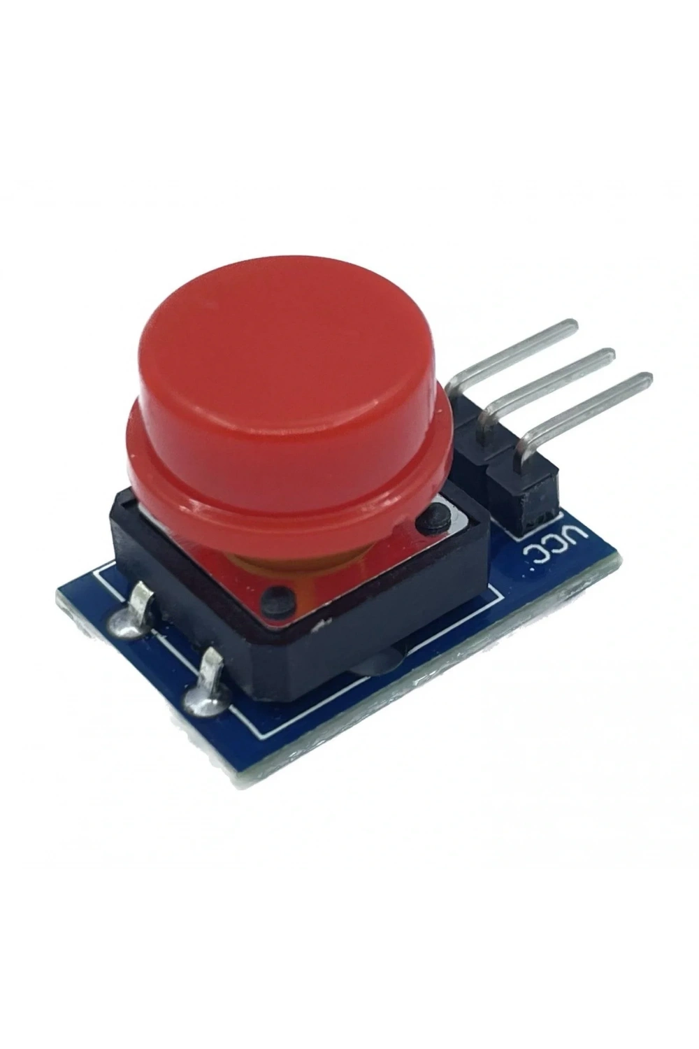 12x12mm Push Buton Switch Modül Kırmızı Kapak 1 Adet
