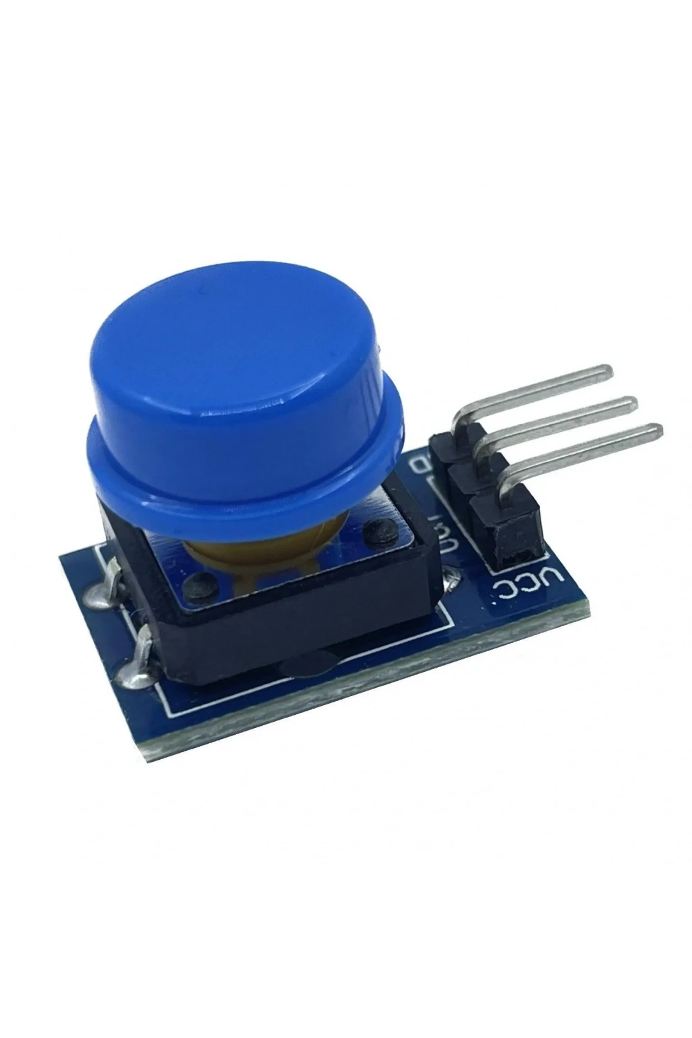 12x12mm Push Buton Switch Modül Mavi Kapak 1 Adet