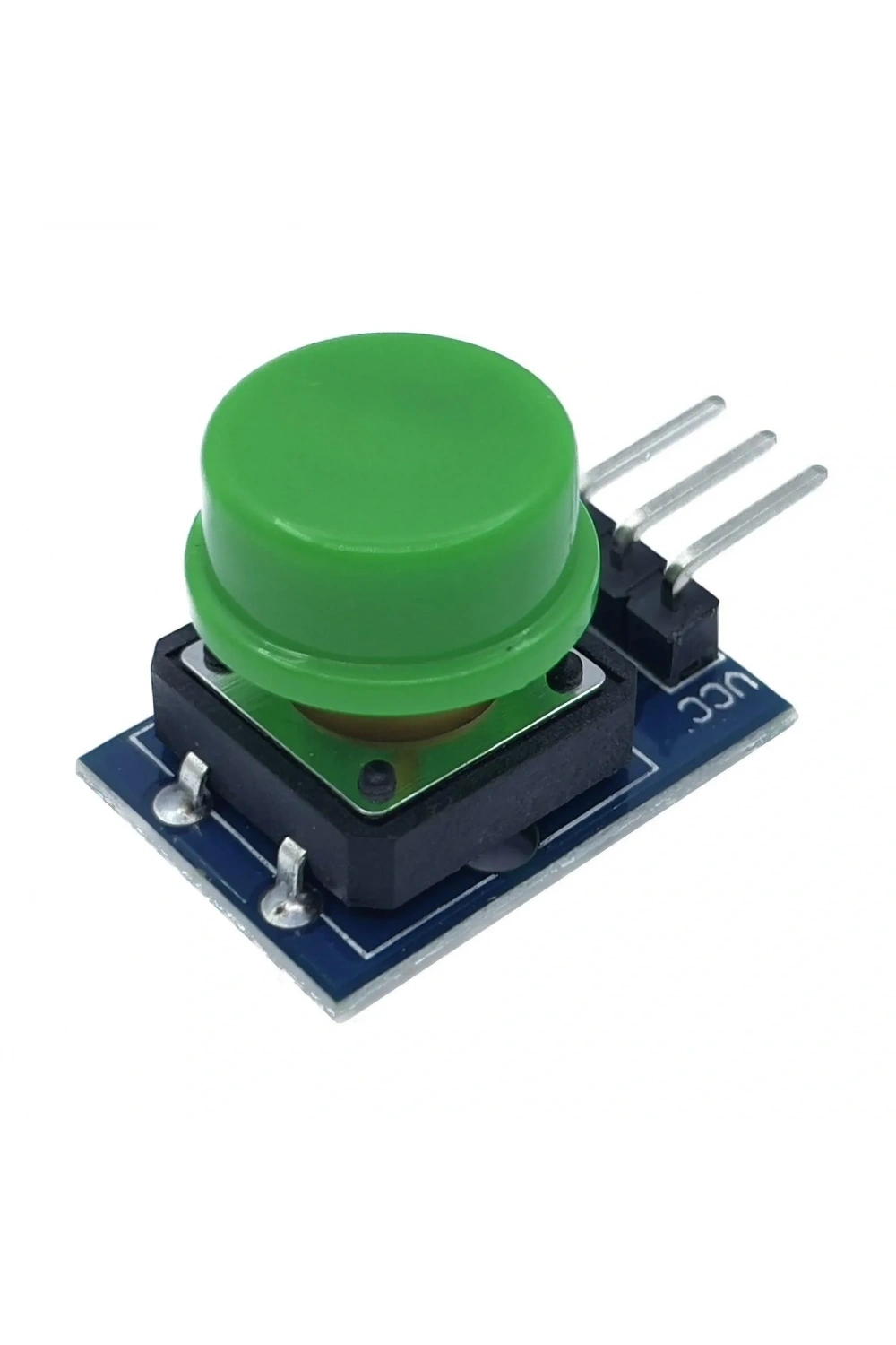 12x12mm Push Buton Switch Modül Yeşil Kapak 1 Adet
