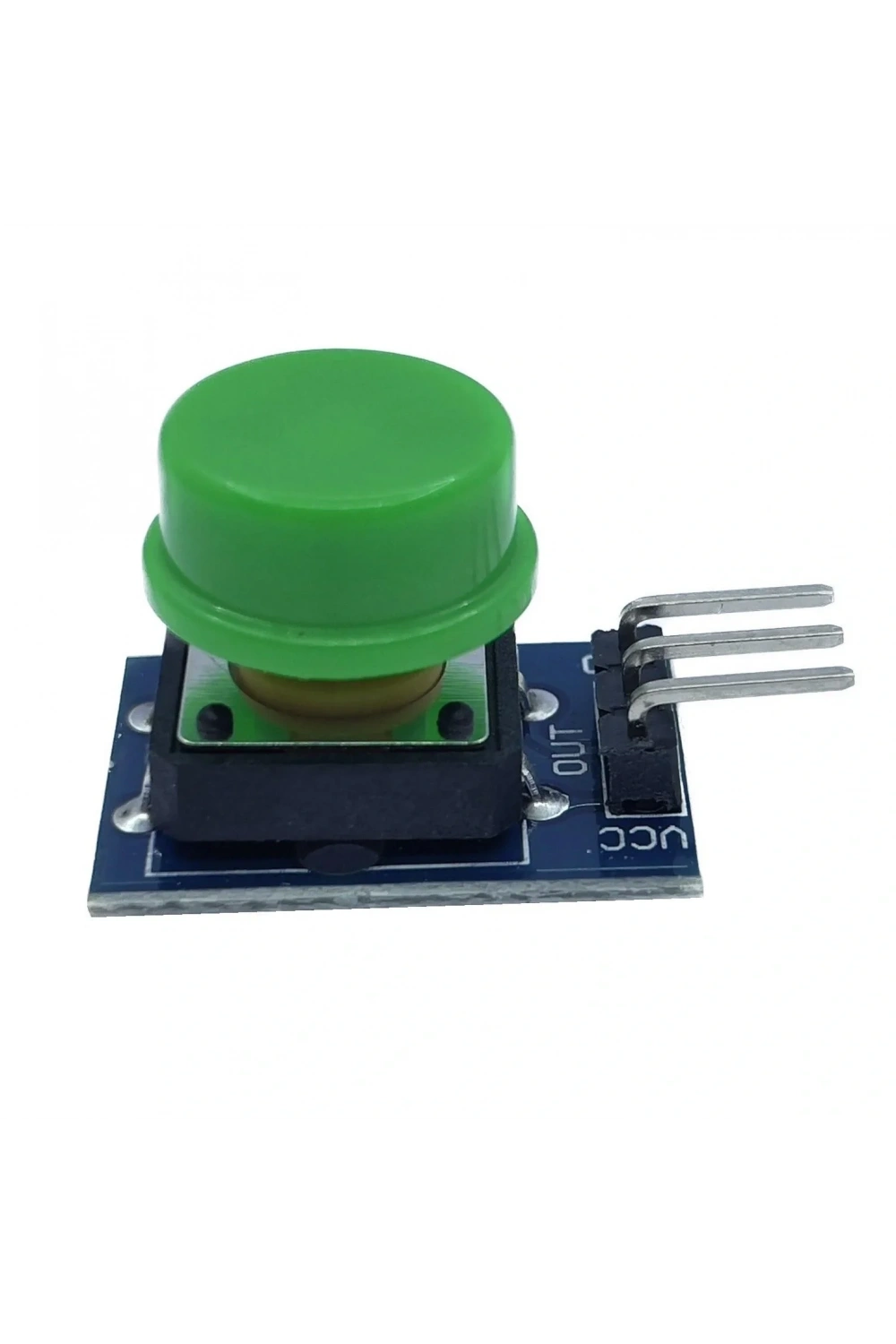 12x12mm Push Buton Switch Modül Yeşil Kapak 1 Adet