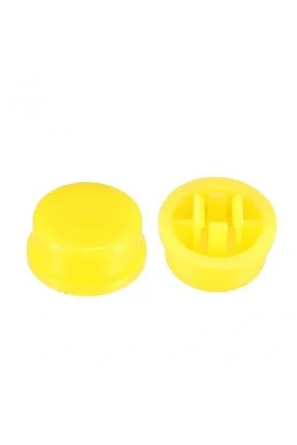 12x12mm Yuvarlak Tact Switch Kapak Push Buton Kapağı Sarı