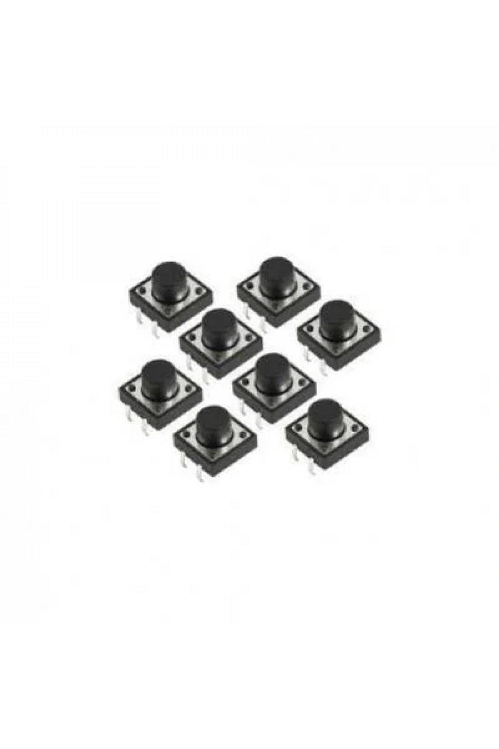 12x12x10.5mm 4 Pinli Push Buton - Tact Switch