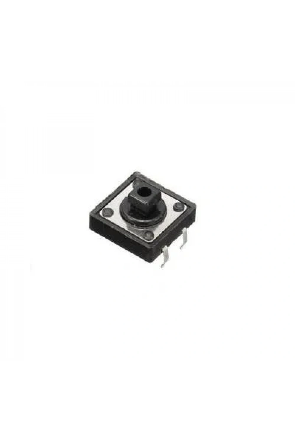 12x12x7.3mm 4 Pinli Siyah Push Buton - Tact Switch