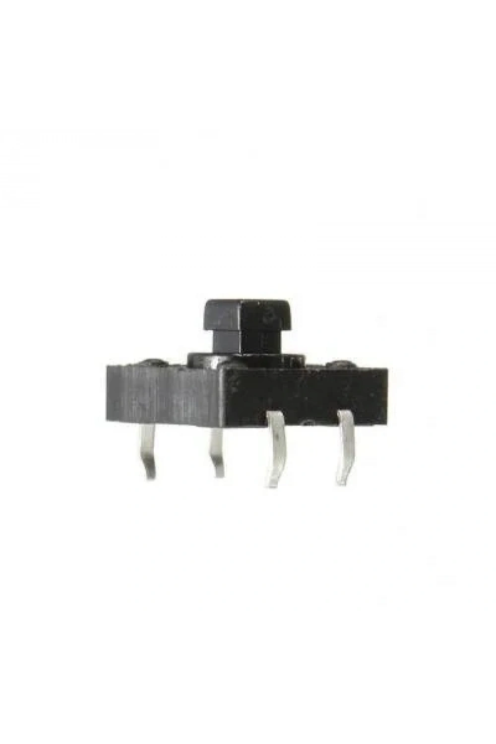 12x12x7.3mm 4 Pinli Siyah Push Buton - Tact Switch