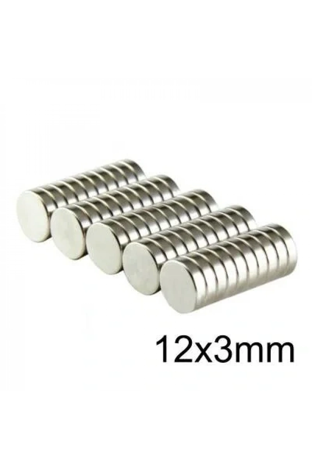 12X3mm Neodyum Güçlü Mıknatıs - Neodim Magnet