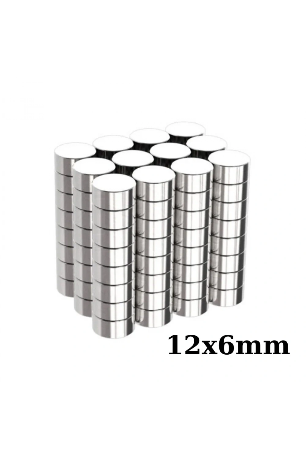 12x6mm Neodyum Güçlü Mıknatıs - Neodim Magnet