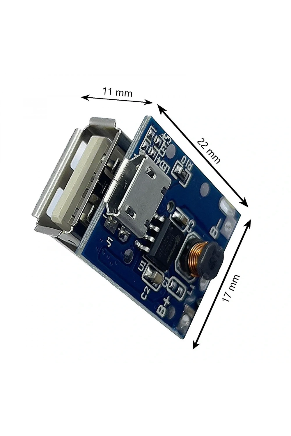 134N3P 5V 1A Powerbank Şarj Devresi Koruma Modülü