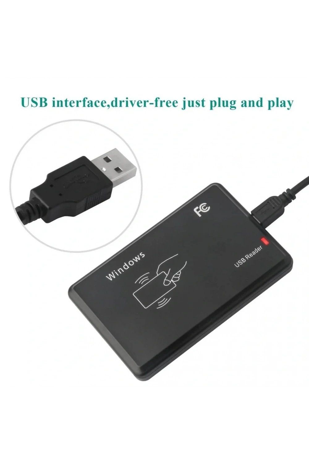 13.56 MHz RFID Kart Etiket Okuyucu Rfid USB Card Reader