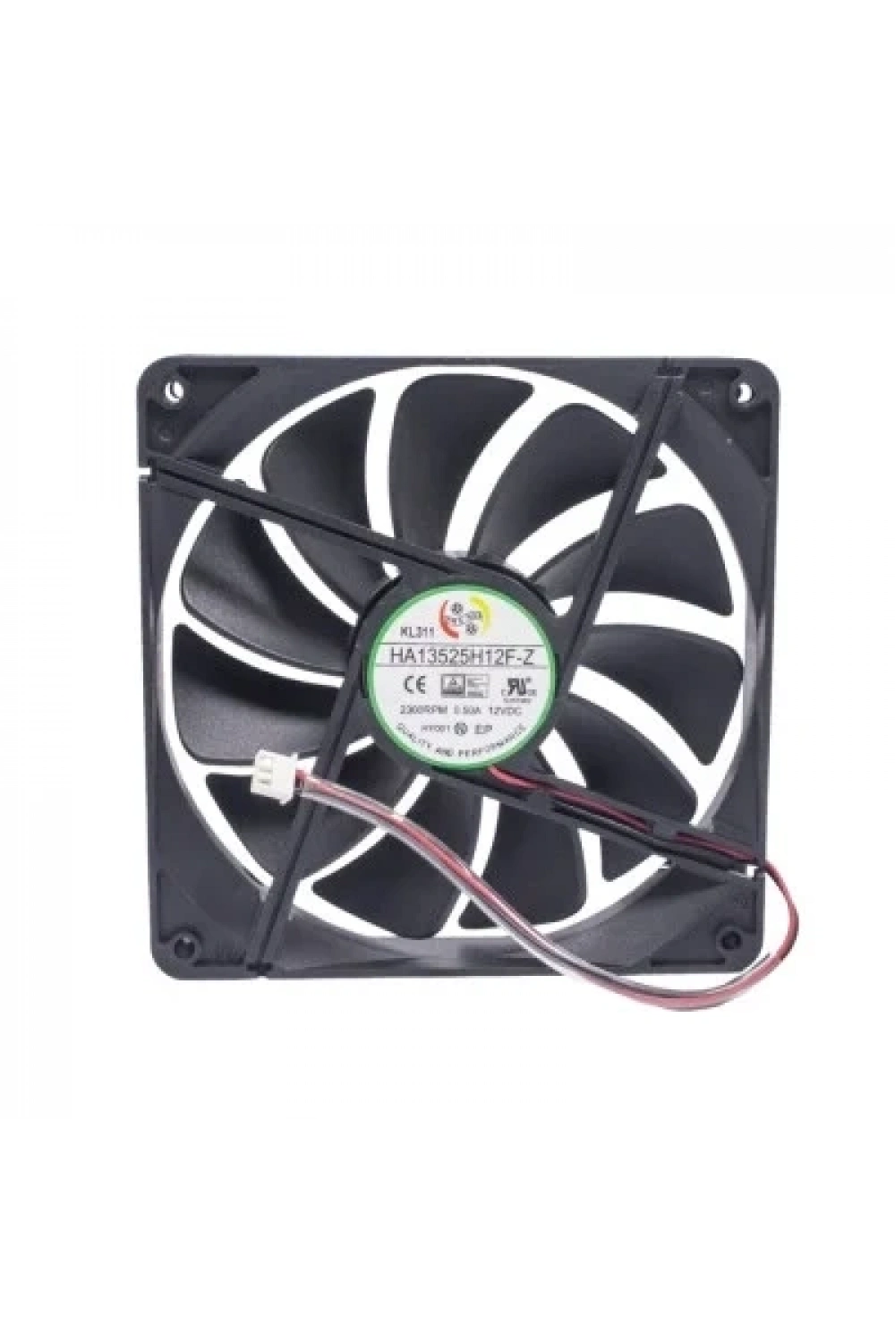 135x135x25mm 12V 0.5A Fan 2 Kablolu