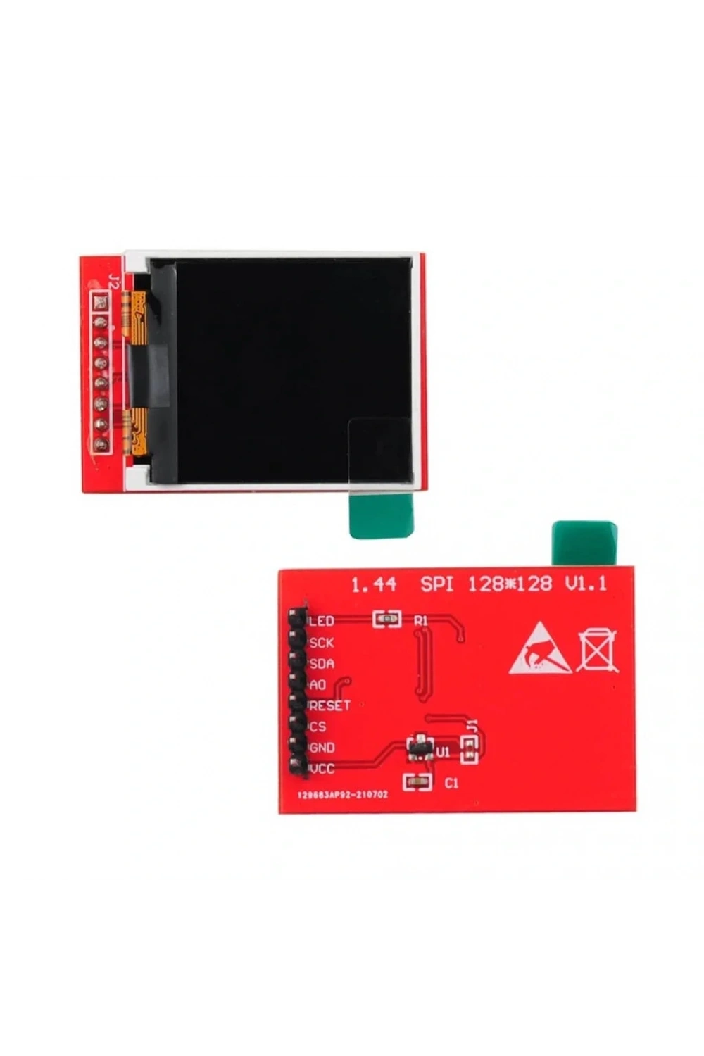 1.44 Inch Oled 128X128 SPI ST7735S Renkli TFT LCD Ekran Modülü