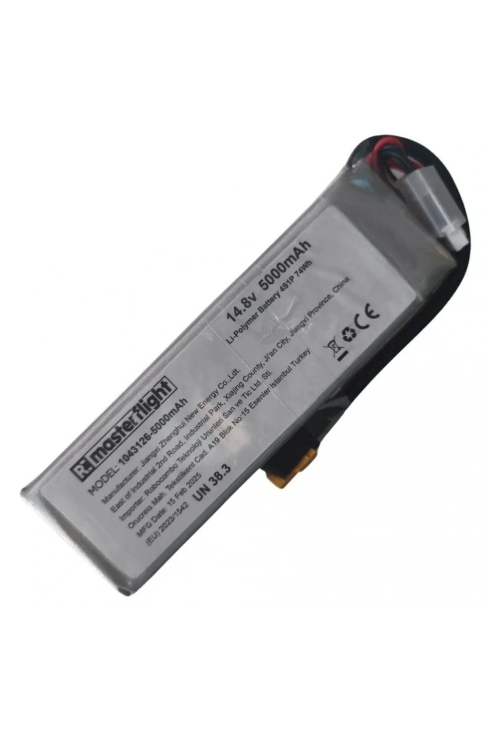14.4V Li-po Pil - 5000mah 40C 4s Lityum Polymer Batarya
