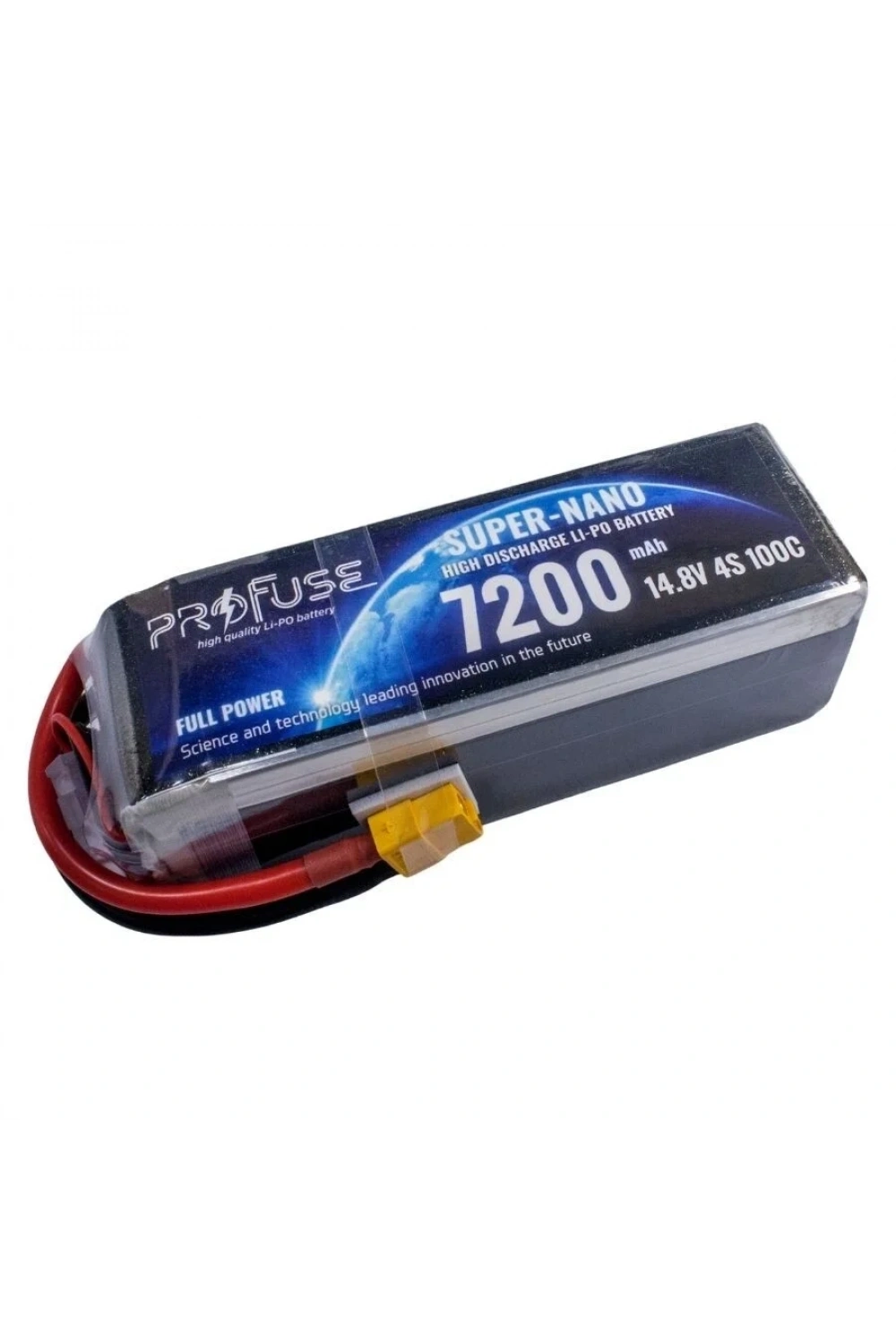 14.8V 4S 7200mAh 100C Lipo Batarya