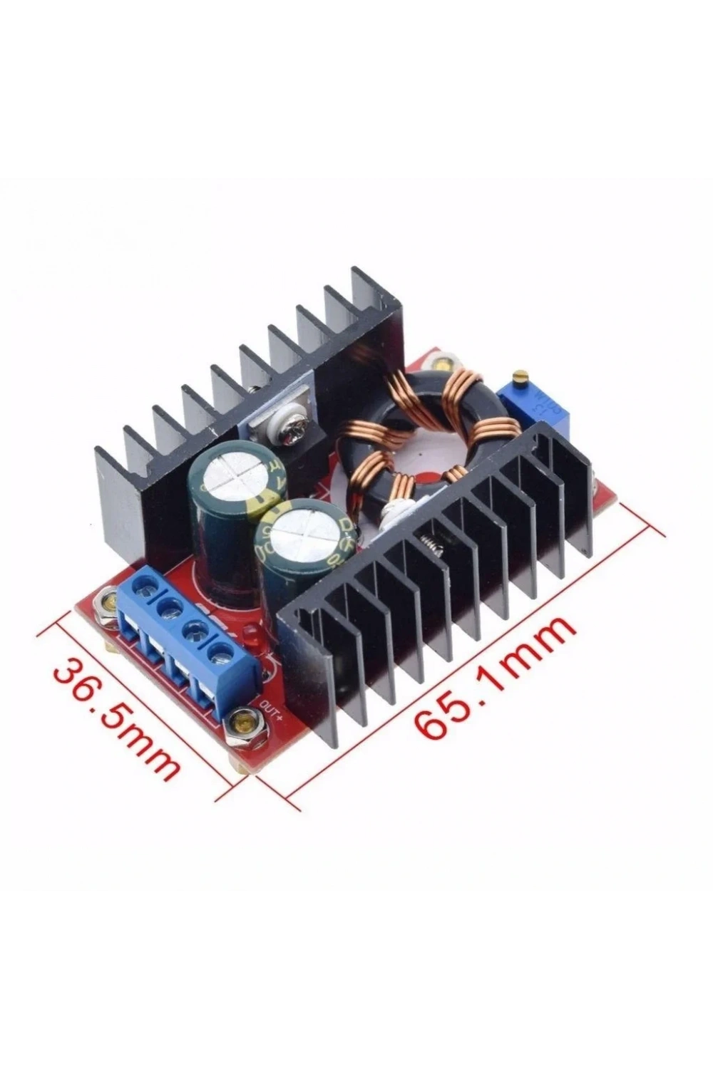150W 10A DC-DC Voltaj Yükseltici Boost Converter Regülatör