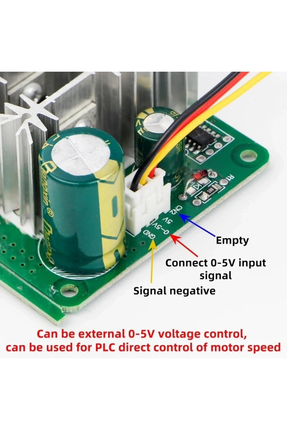 15A 6-90V PWM DC Motor Sürücü Motor Hız Kontrol Modülü