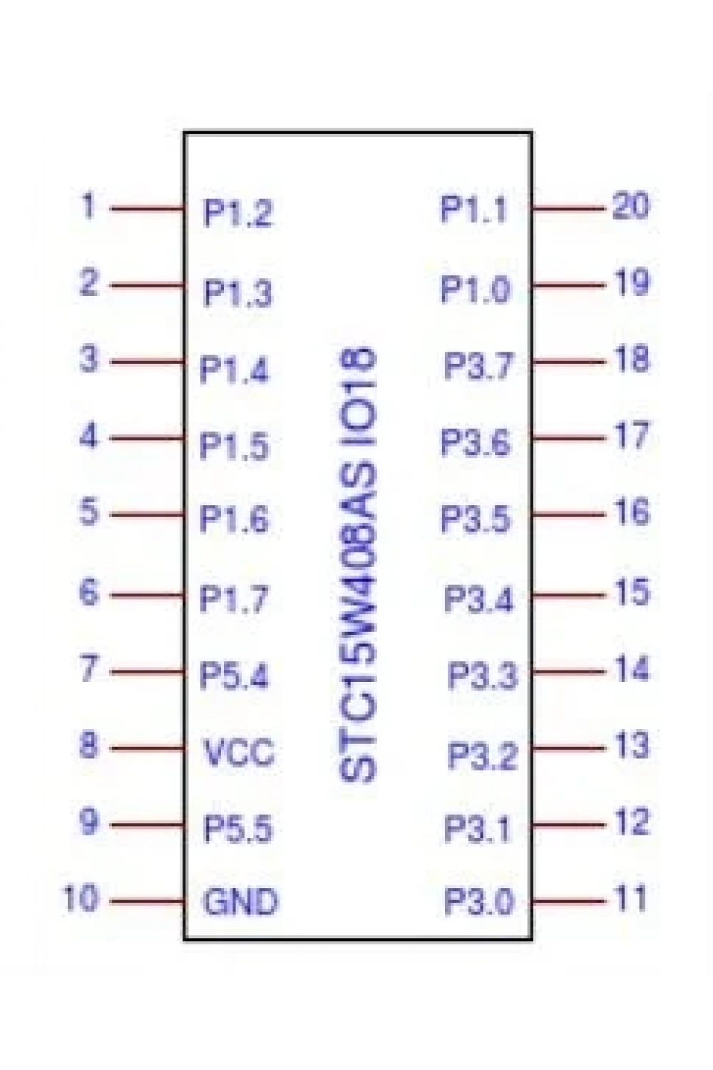 15W408AS SOIC-20 Smd Mosfet Sürücü Entegresi