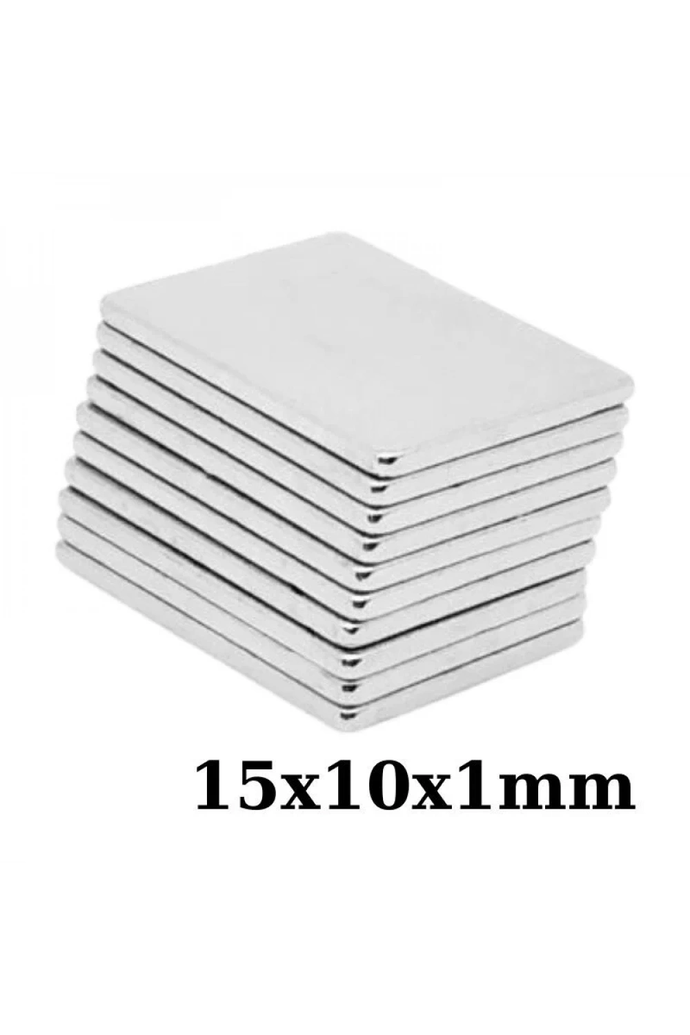15x10x1mm Neodyum Güçlü Mıknatıs - Neodim Magnet