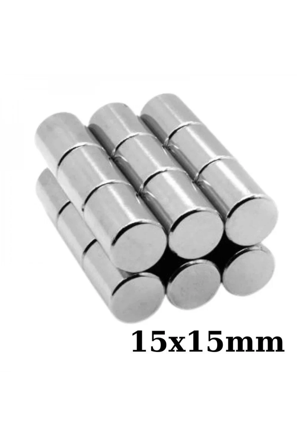 15x15mm Neodyum Güçlü Mıknatıs - Neodim Magnet