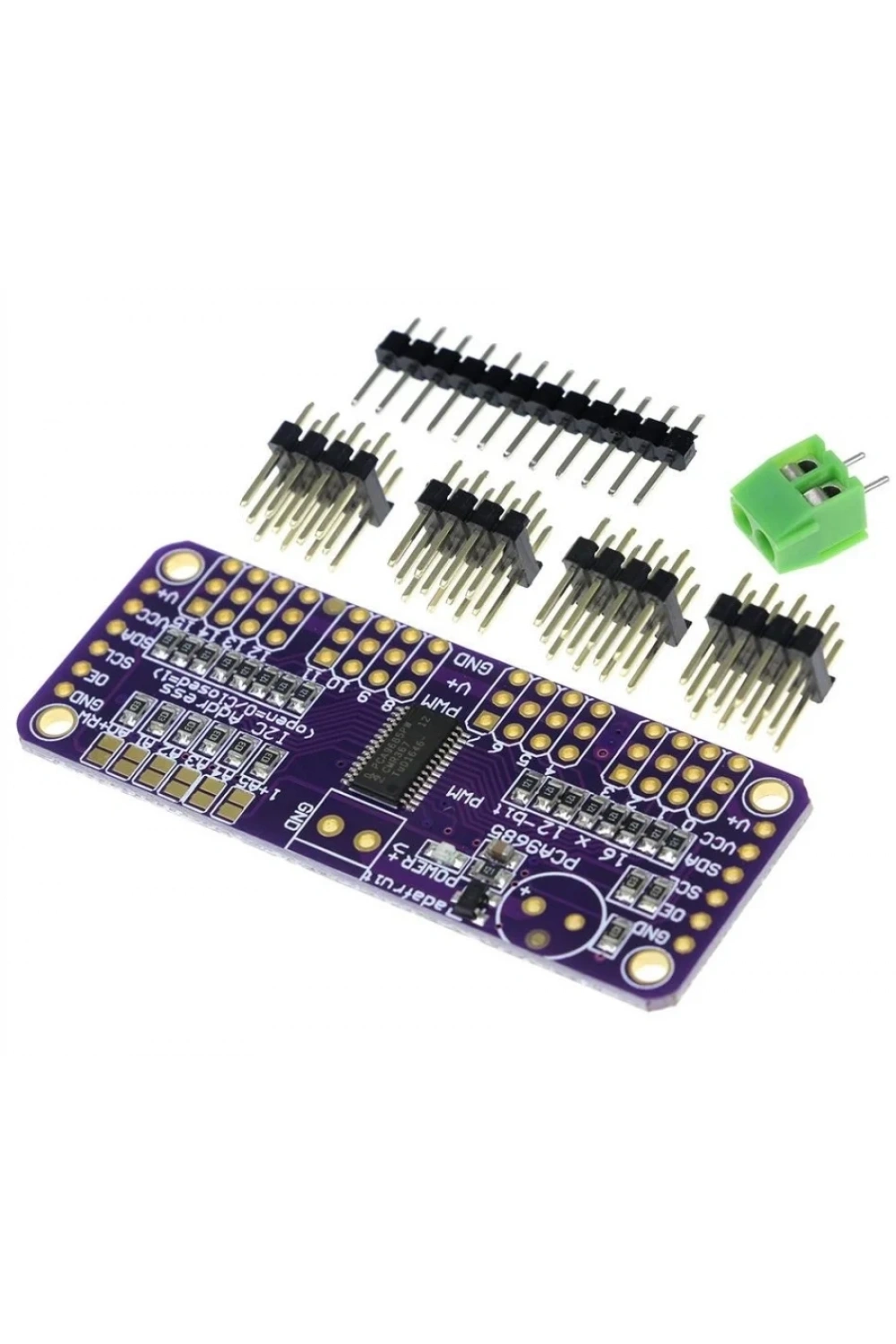 16 Kanal I2C PWM/Servo Sürücü Kartı PCA9685