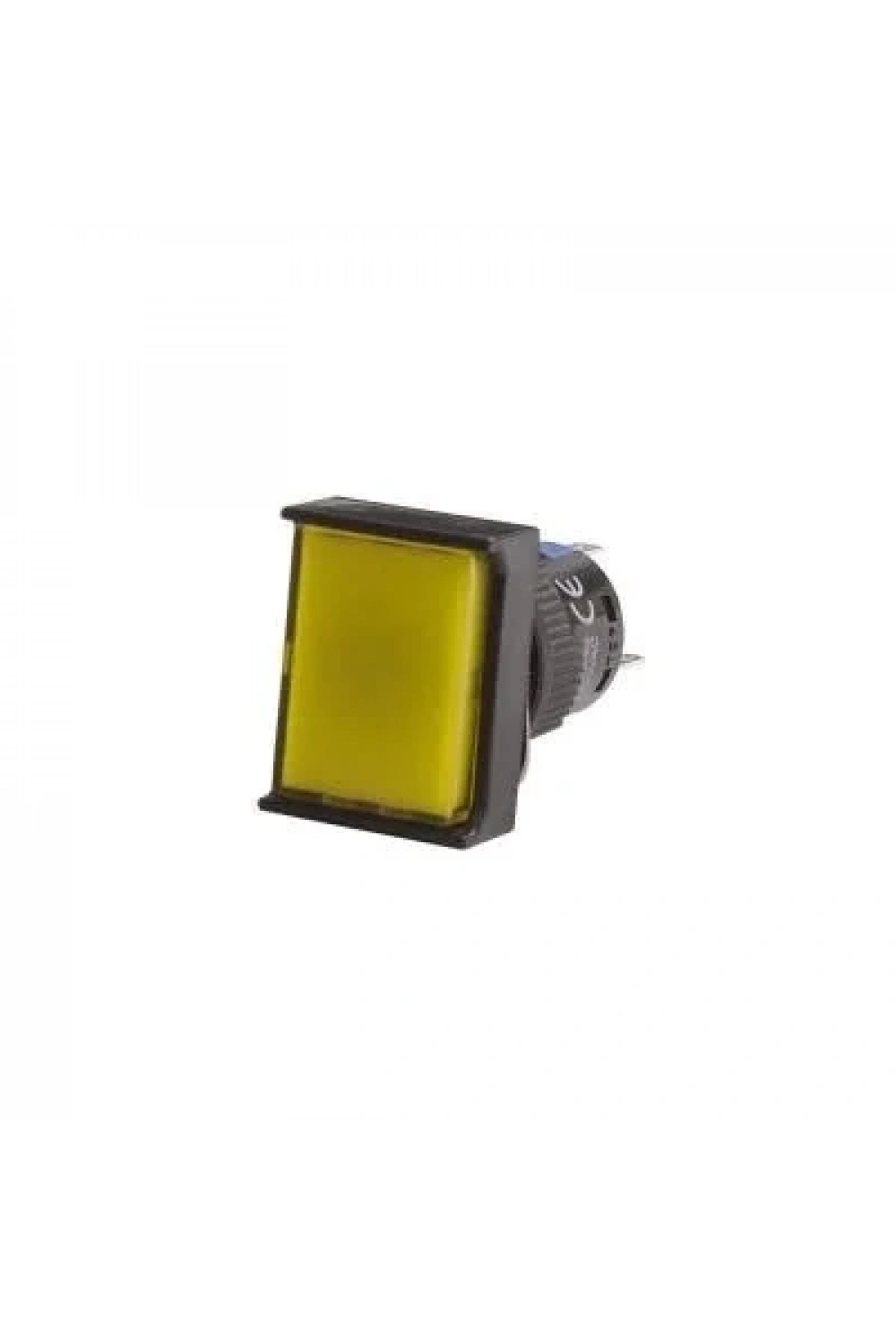 16mm 24V Sarı Anahtarlı Diktörtgen Buton CD-AJ-11DZ/24V/Y