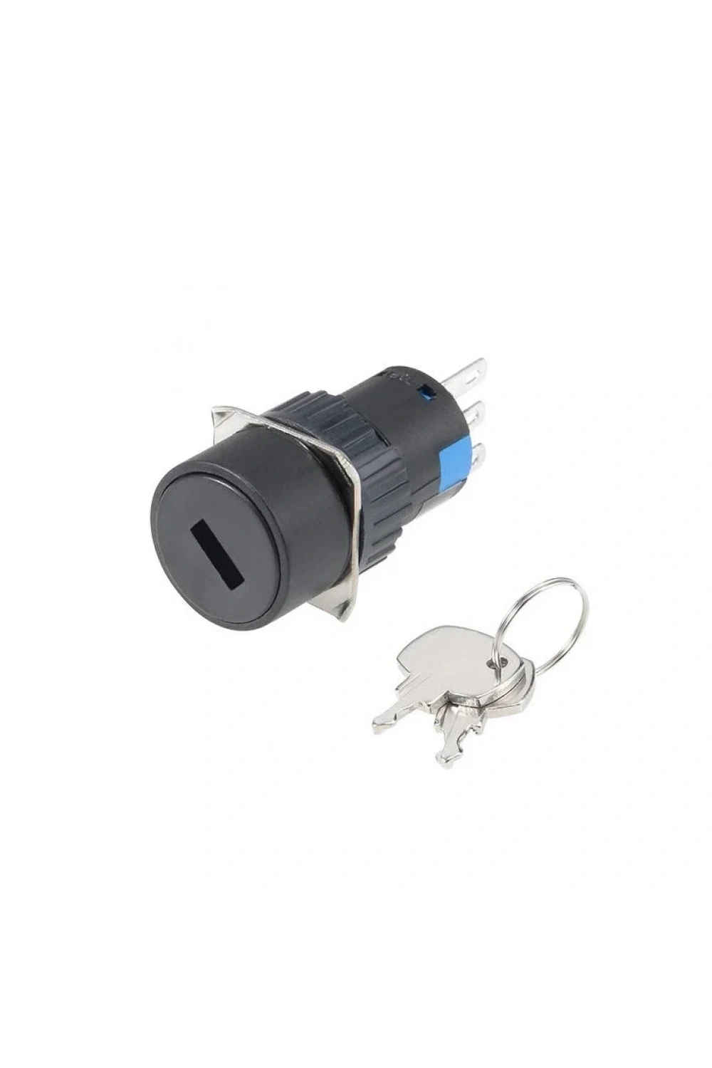 16mm Anahtarlı Mandal Buton 0-1