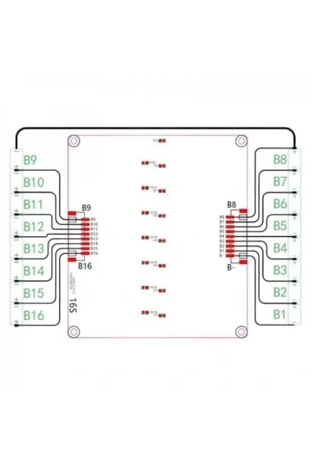 16S Li-ion & 18650 & Lifepo4 BMS Batarya Koruyucu Balans Devresi