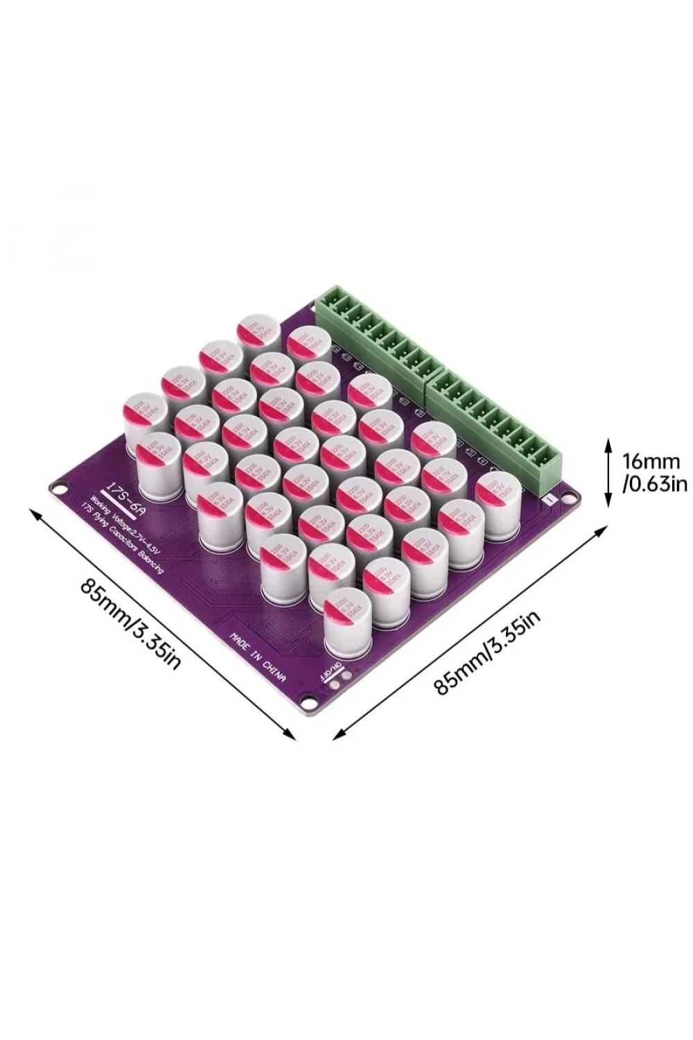 17S 6A Aktif Balans Devresi -  Li-ion Lifepo4 BMS