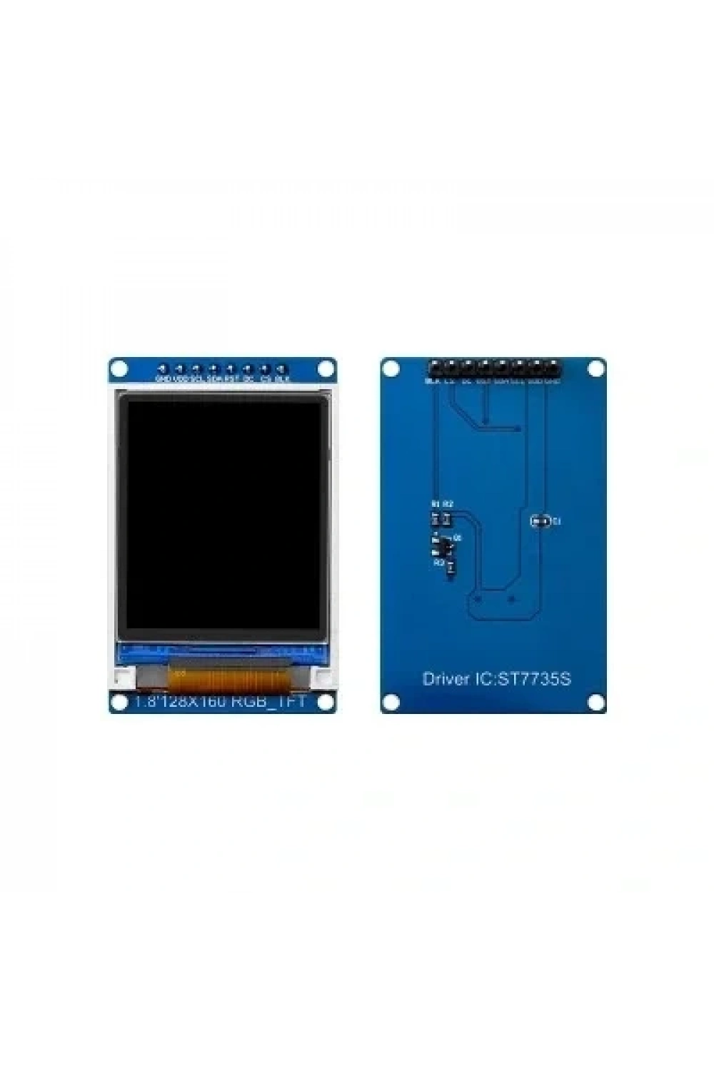 1.8 128x160 SPI Tam Renkli TFT LCD Ekran Modülü - ST7735S