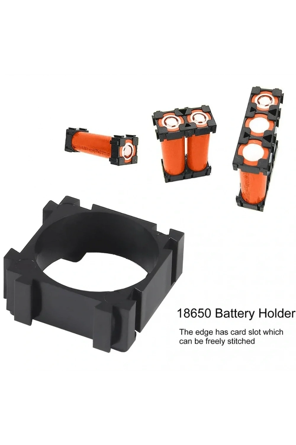 18650 Li-ion Pil Tutucu Braket Tekli