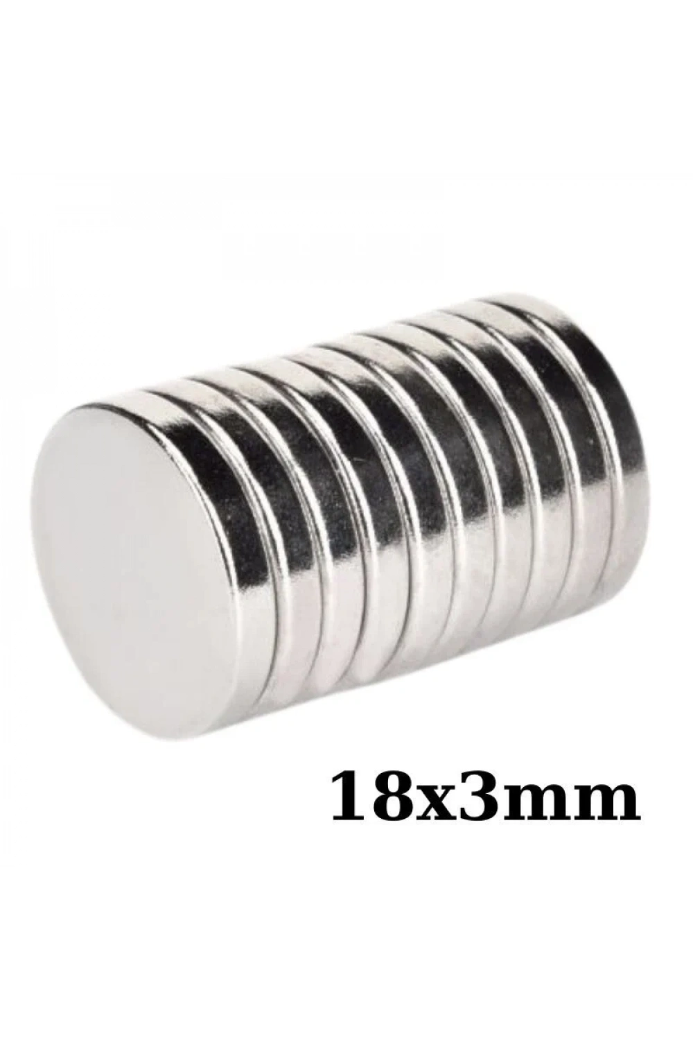 18x3mm Neodyum Güçlü Mıknatıs - Neodim Magnet