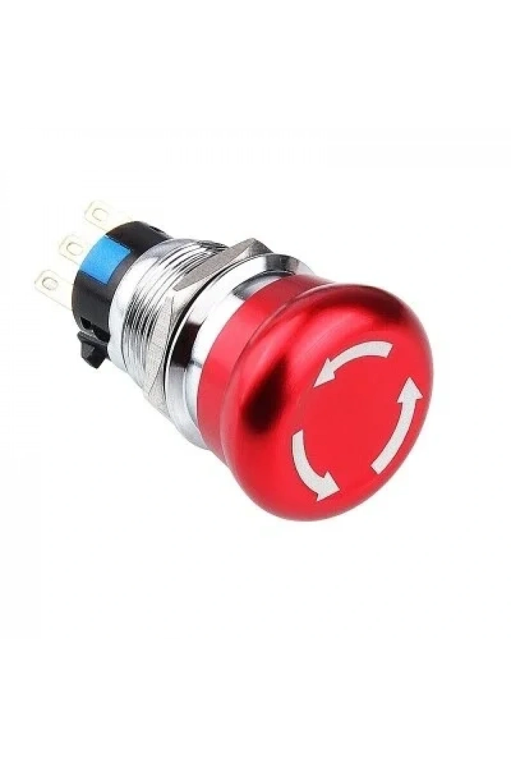 WD19M-Q1 19mm Metal Acil Stop Butonu 1NO+1NC