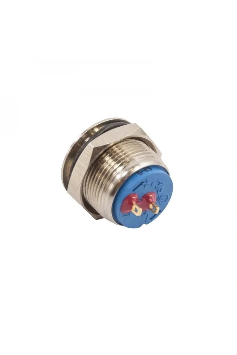 19mm Düz Yaylı Metal Buton - AV09C703
