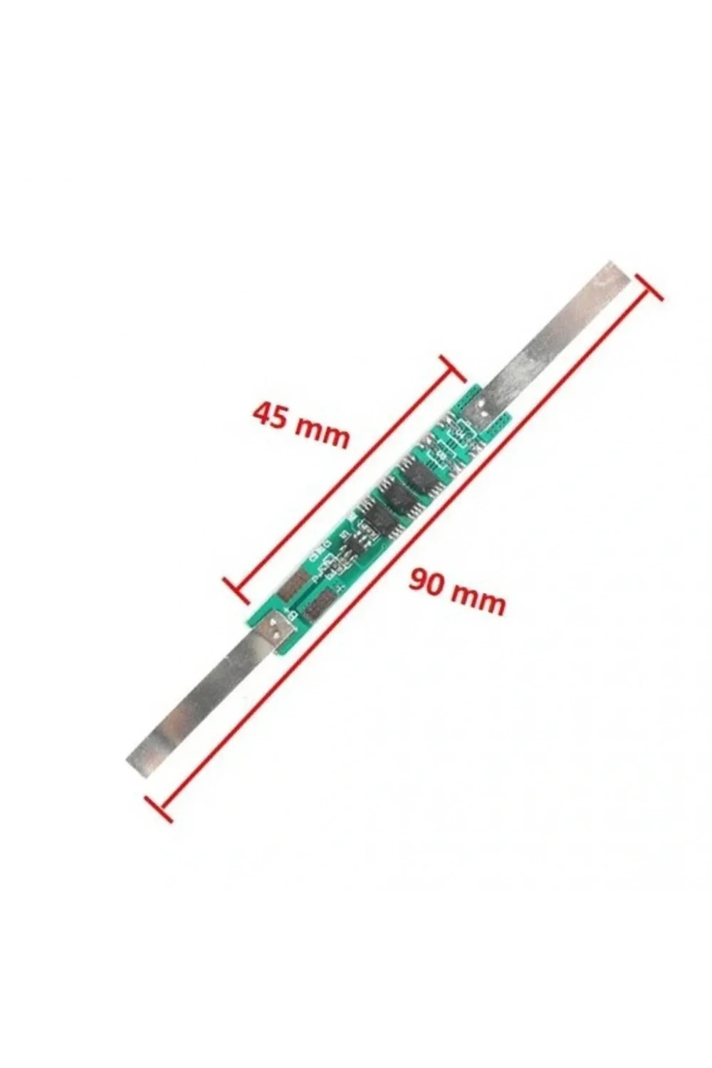 1S 4.5A BMS 3.7V Li-ion 18650 Pil Şarj Koruma Devresi