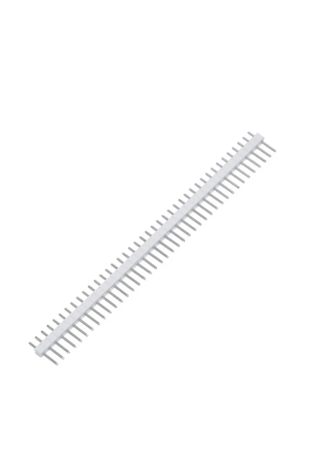 1x40 Erkek Header 40 Pin 2.54mm 180 Derece - Beyaz