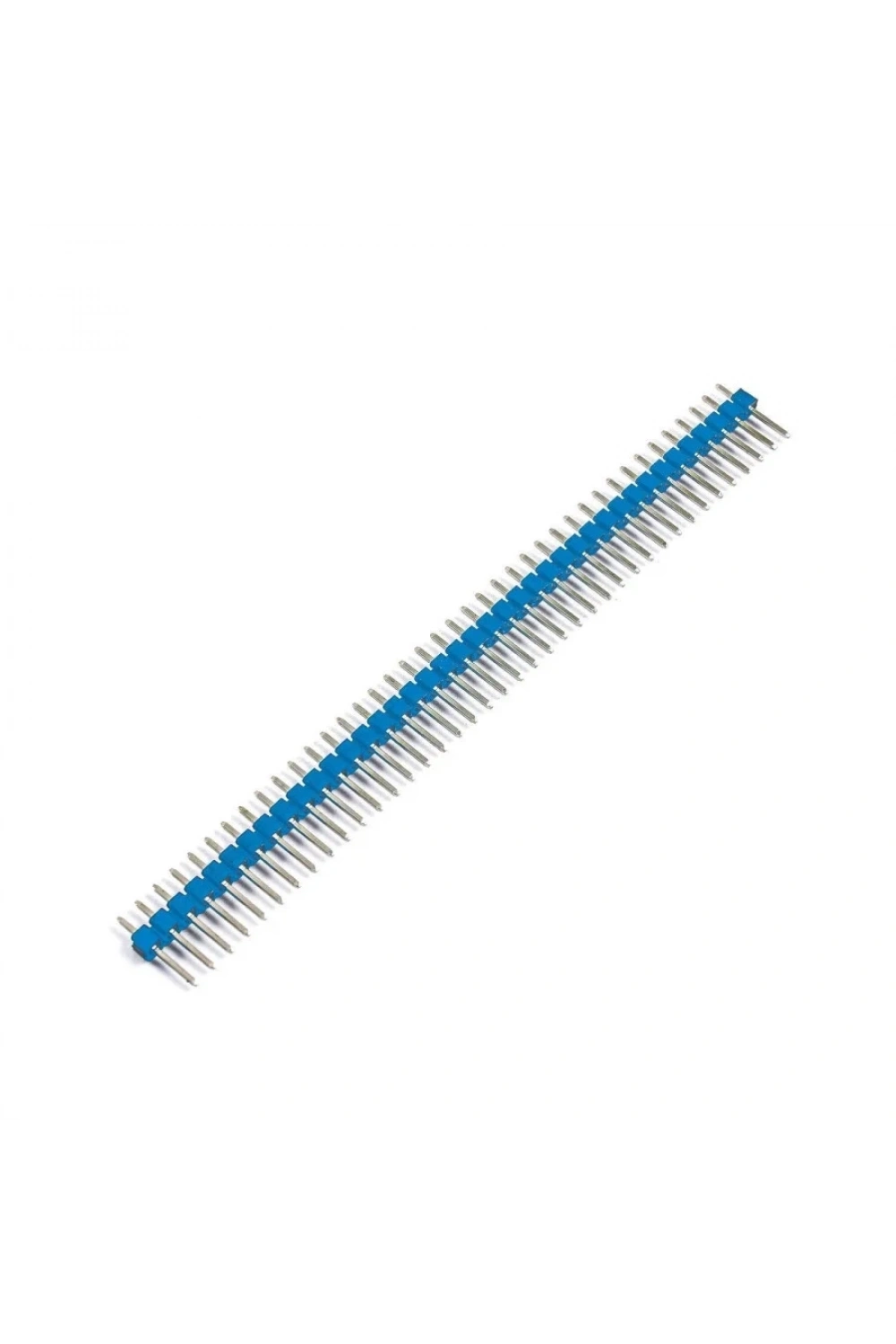 1x40 Erkek Header 40 Pin 2.54mm 180 Derece - Mavi
