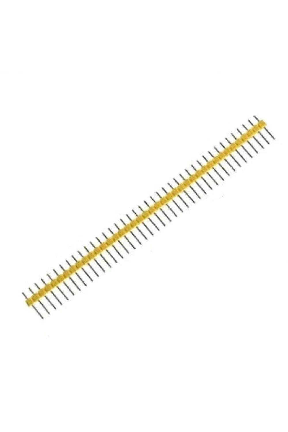1x40 Erkek Header 40 Pin 2.54mm 180 Derece - Sarı