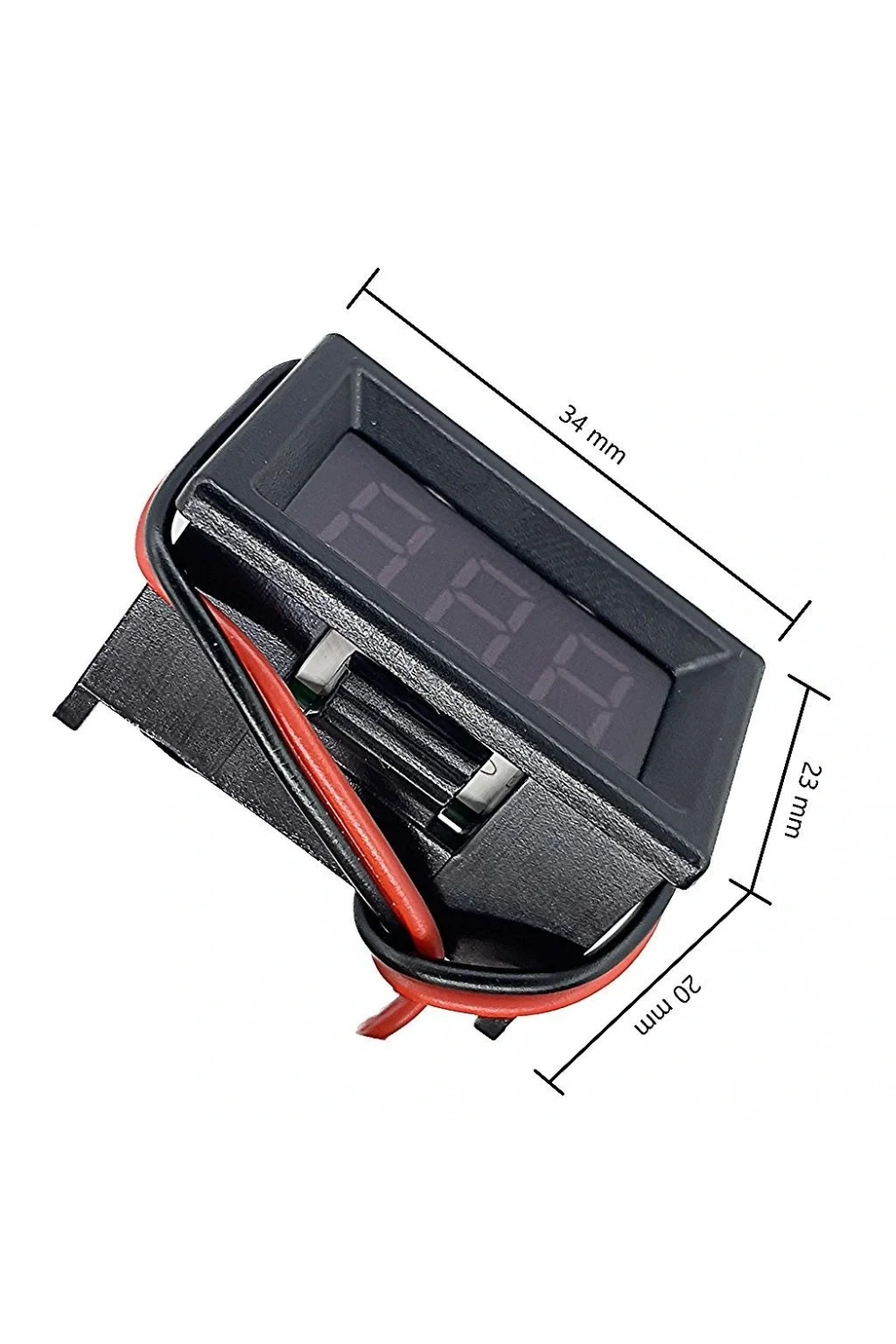 2 Kablolu Dijital Voltmetre 0.36 inç DC 2.4-30V