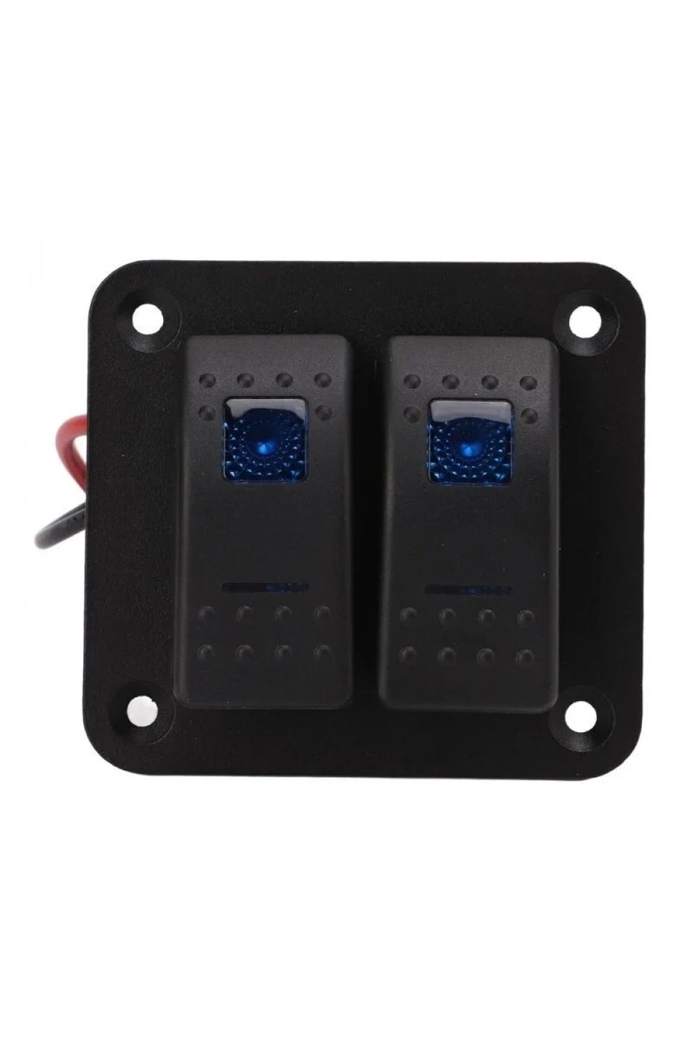 2li ON-OFF Mavi Işıklı Anahtar Switch Panel 12V-24V