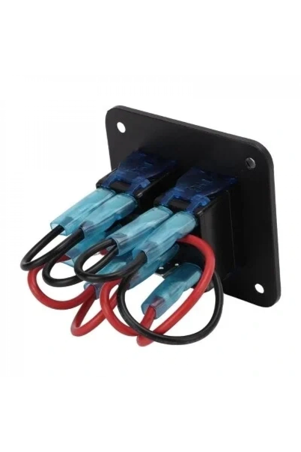 2li ON-OFF Mavi Işıklı Anahtar Switch Panel 12V-24V