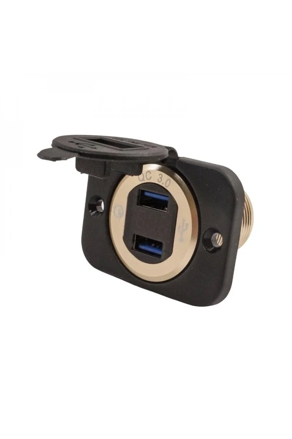 2li QC3.0 USB Şarj Soket Paneli - Voltaj Göstergeli