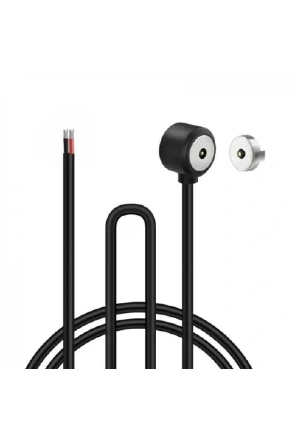 2-Pin 15mm 90C Kablolu Pogo Pin Manyetik Konnektör Takımı