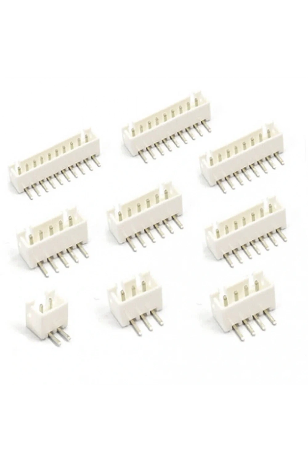 2 Pin JST-XH 2.54 Tunik Konnektör Erkek Eğik 90°