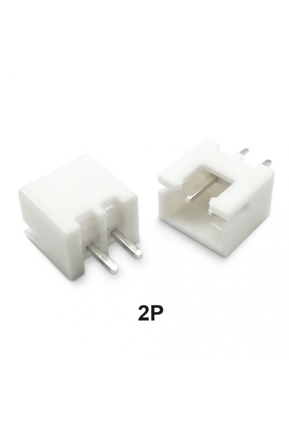2 Pin JST-XHB 2.54 Düz Tunik Konnektör Erkek
