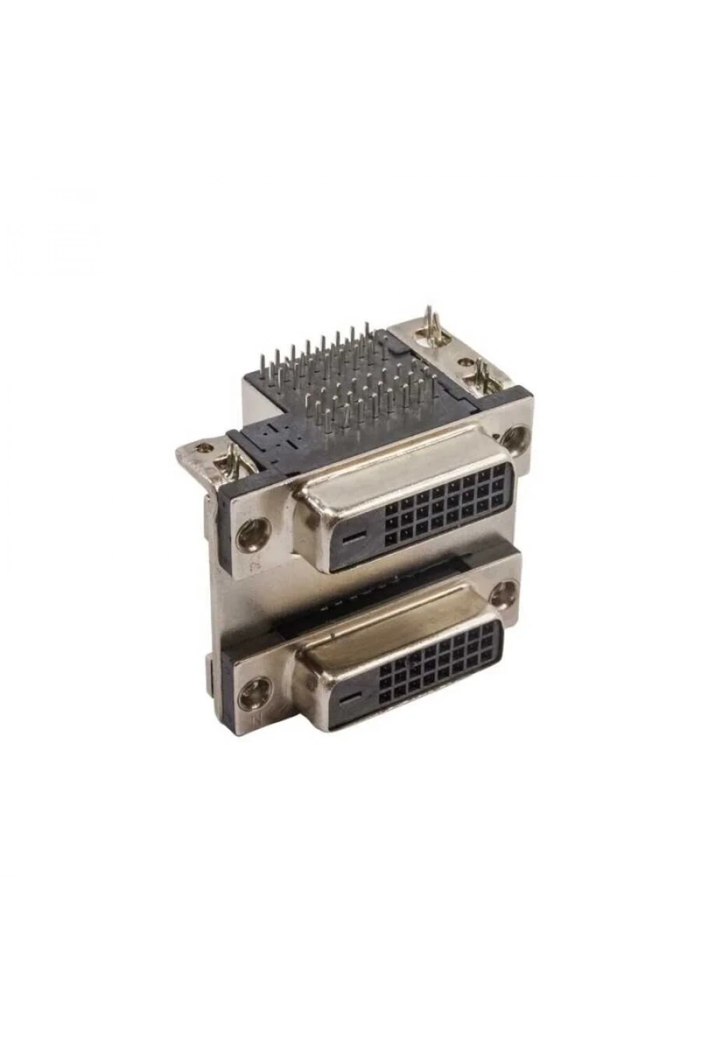 2 Port DVI-D Dual Dişi Konnektör PCB Tipi